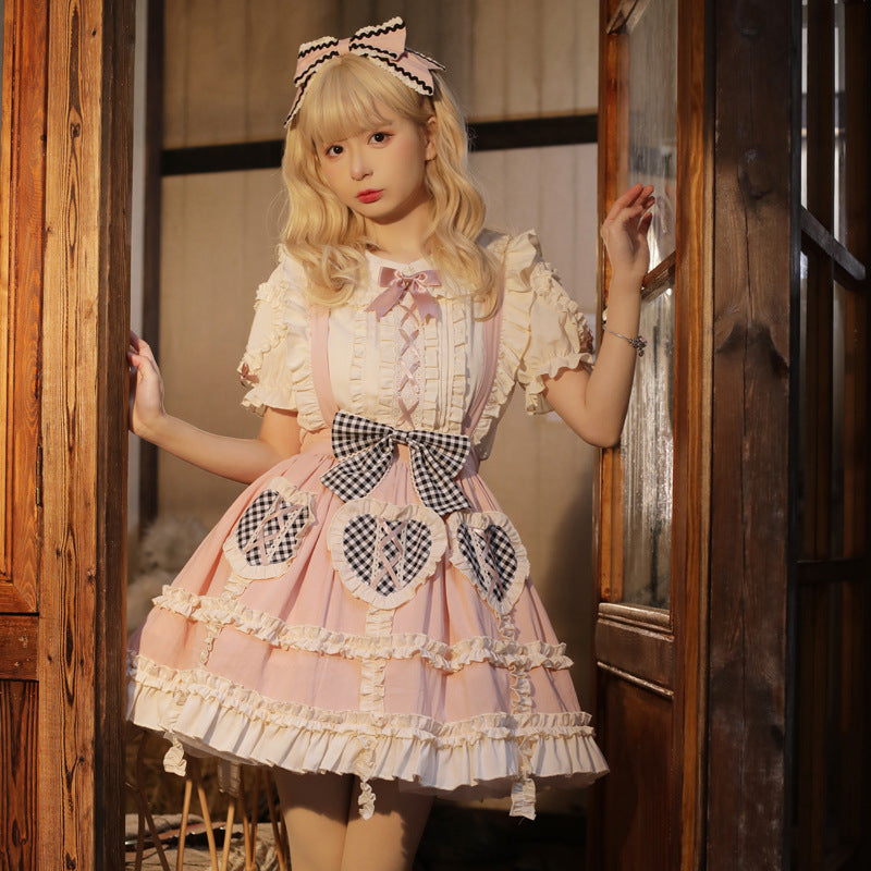 Eieyomi - Kawaii Lolita Summer SK and Blouse