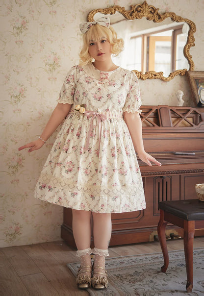 Miss Point - Customized Elegant Lolita OP Dress Cute Daily Girl Short Lolita Dress