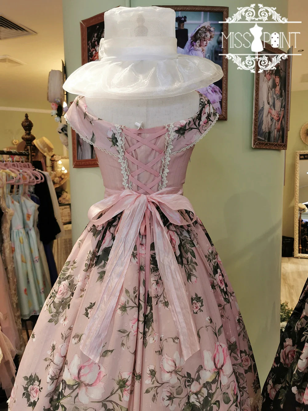 Miss Point - French Rose - Elegant Lolita JSK Dress