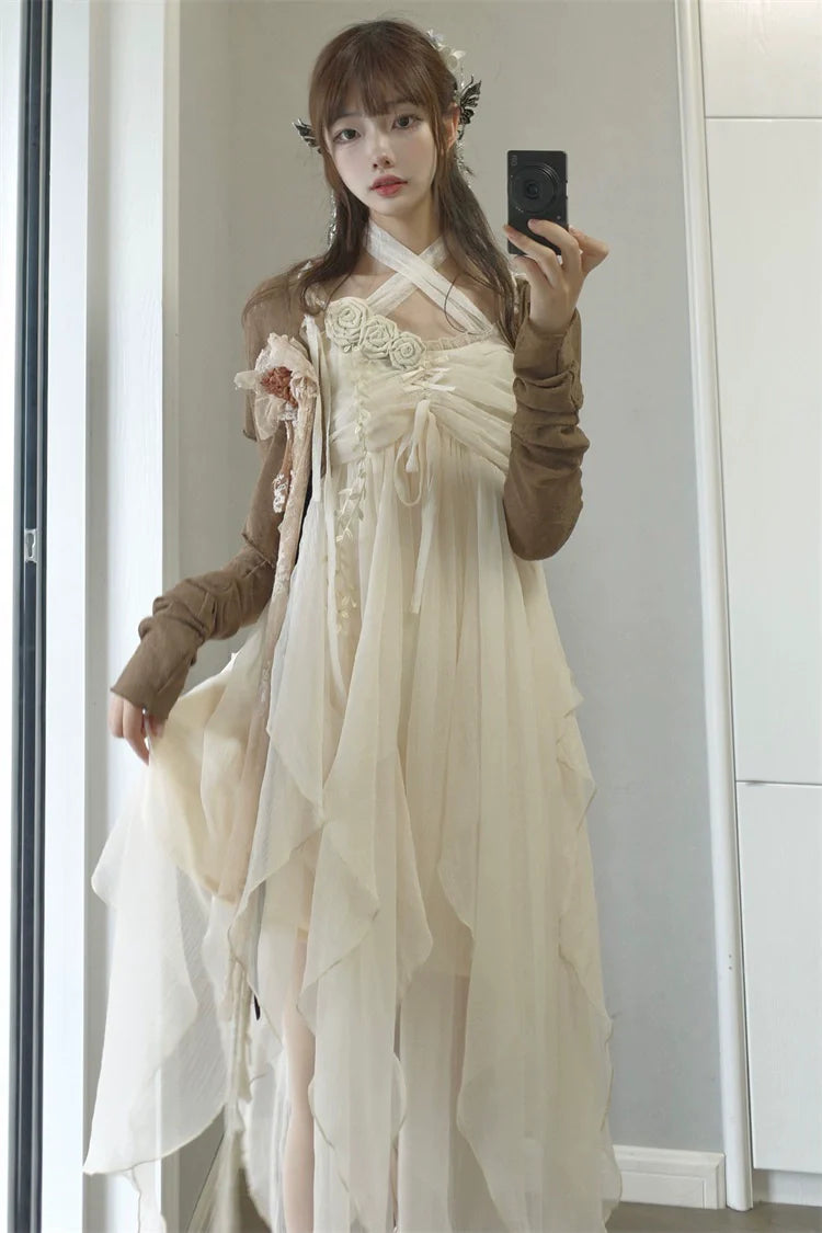 Letters from Unknown Stars - Daily Lolita JSK Dress Summer Elegant Dress