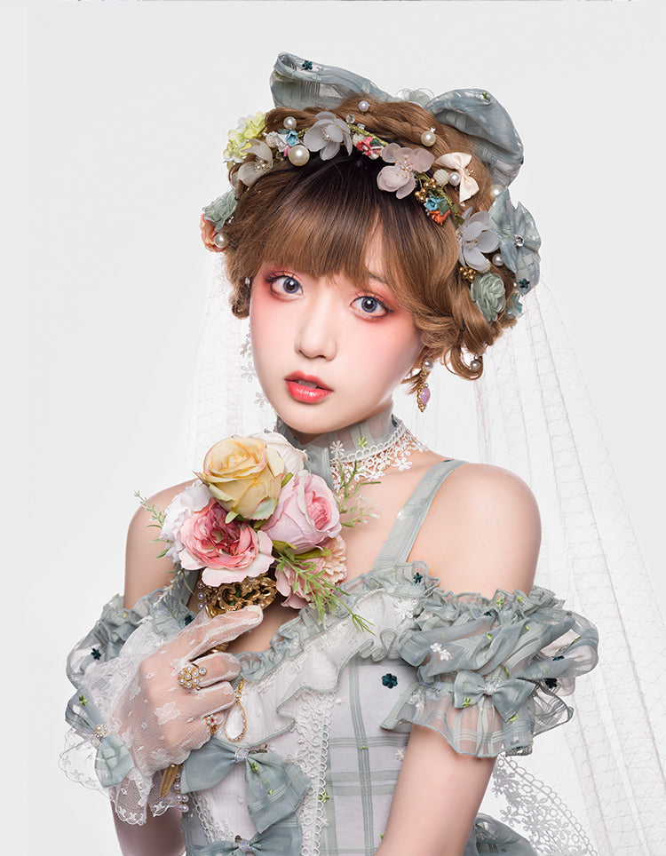 Youpairui - Bucharest - Calssic Lolita Jumper Dress Set