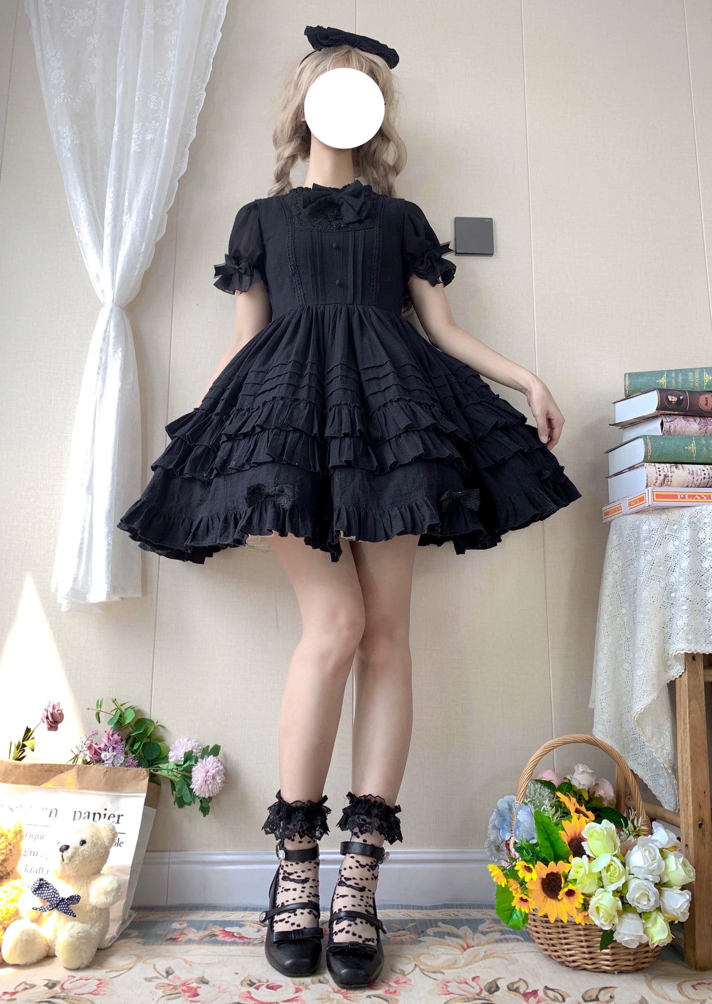 Strawberry Witch - Elegant Lolita Jumper Dress Solid Color JSK