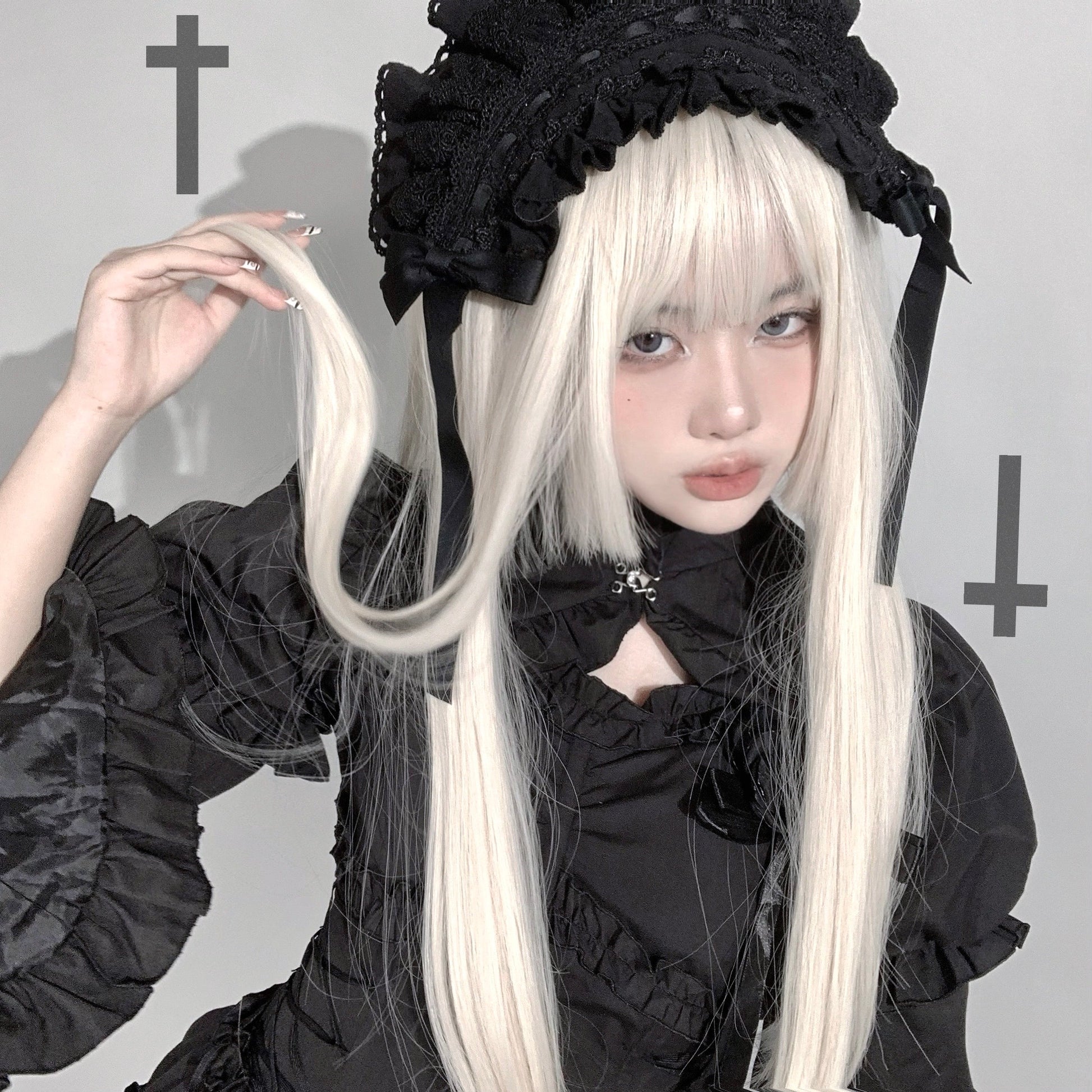 Mengfuzi - LiLith - Christmas Gothic Lolita JSK Dress, Short Sleeve Bolero