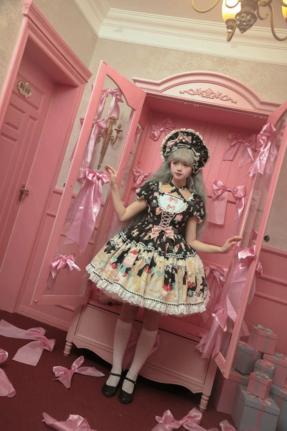 Dark Star Island - Honey Bunny Cake - Sweet Lolita JSK/OP/Strap SK/Shirt