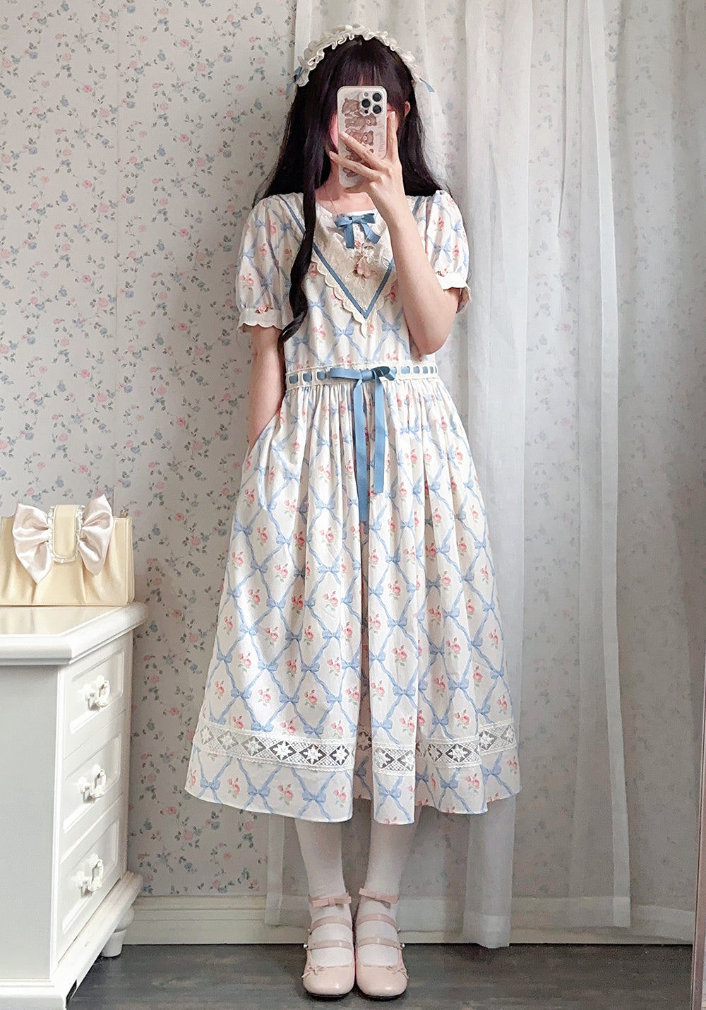 Miss Point - Happy Summer Elegant Lolita Floral OP Dress
