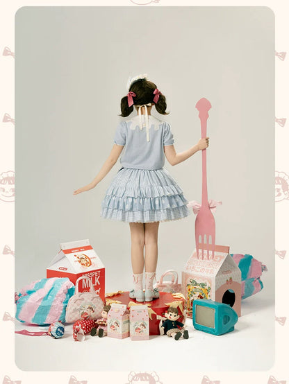 Summer Fairy - IP Collab Kawaii Lolita Dresses OP Home Wear Salopette Cardigan SK