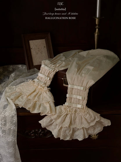 Nololita - Nightingale - Old School Lolita Shirt with Detachable Sleeves