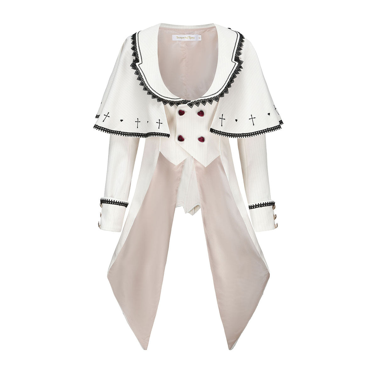 Immortal Thorn - Ouji Lolita Handsome White Prince Wind Coat