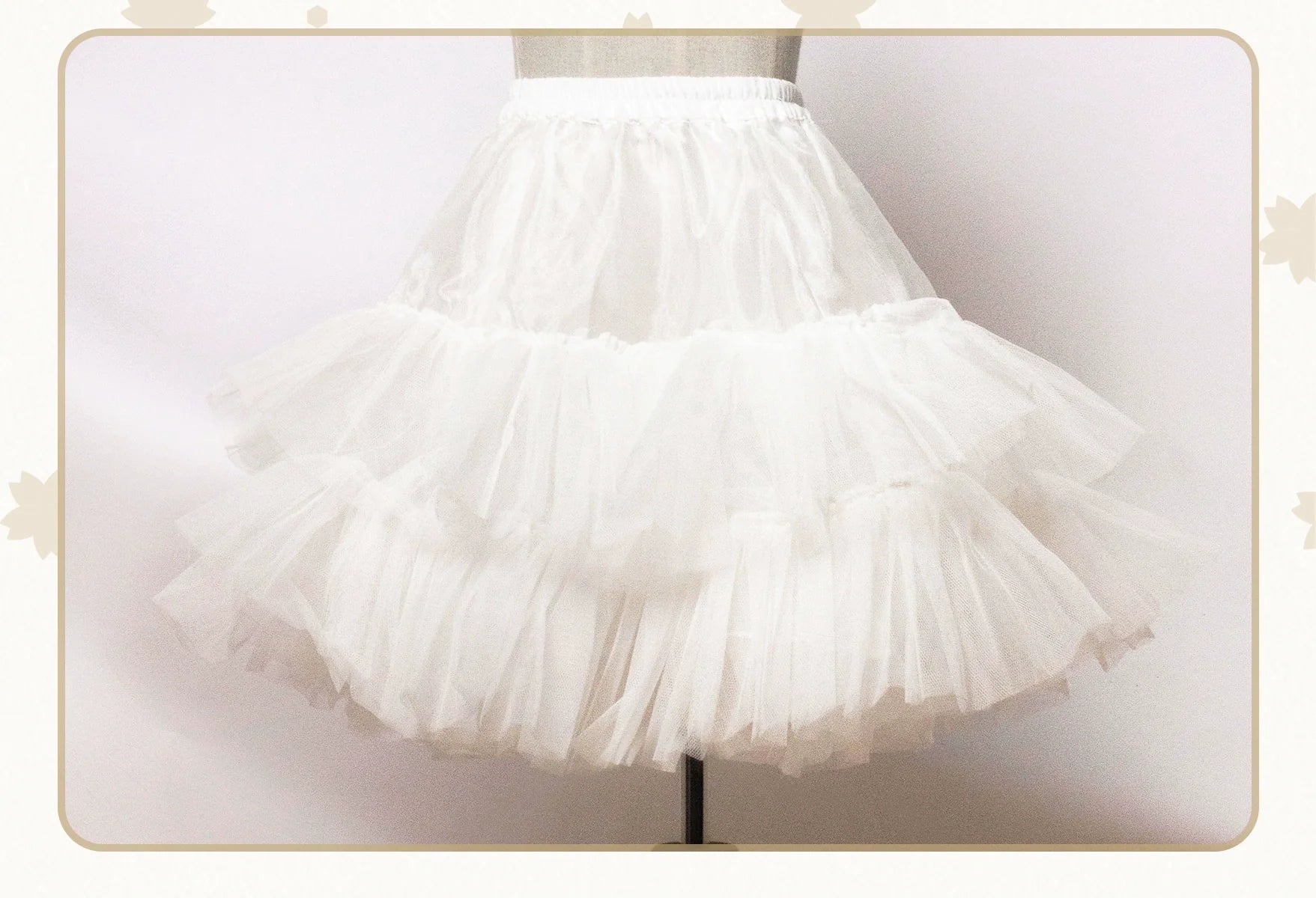 Magic Tea Party - Lolita Petticoat Violence Petticoat with 3-Layer
