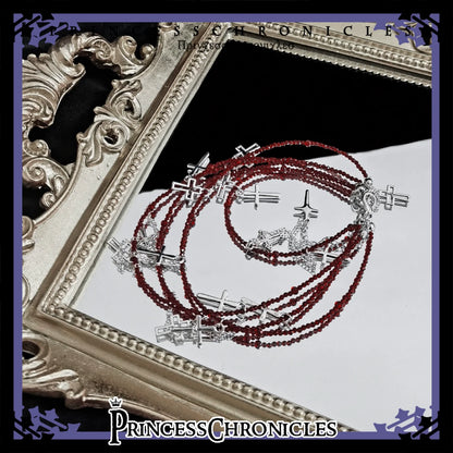 Princess Chronicles - Divine Covenant - Ouji Lolita Accessory Set Necklace and Bracelet