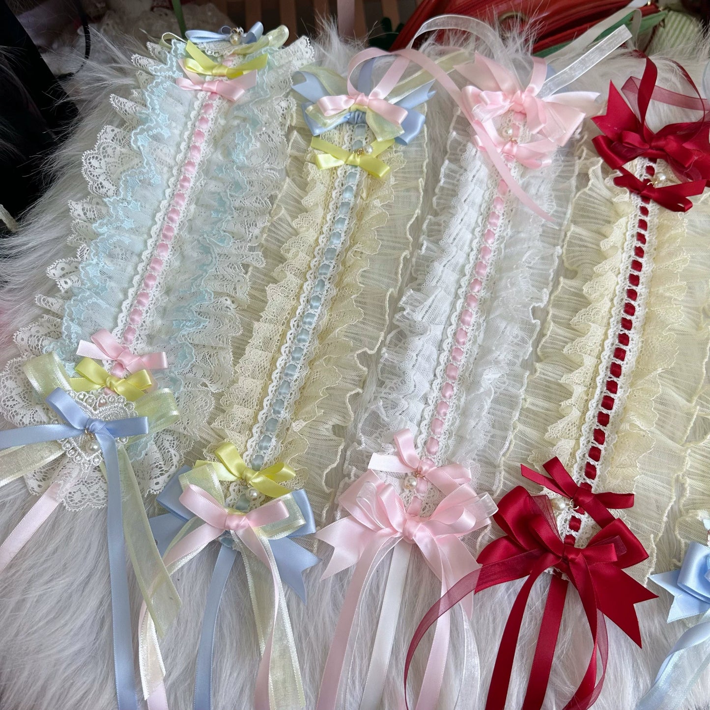 Chestnut Lolita - Sweet Lolita Headdress, Bow and Lace Decoration