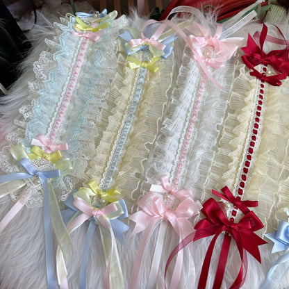 Chestnut Lolita - Sweet Lolita Headdress, Bow and Lace Decoration