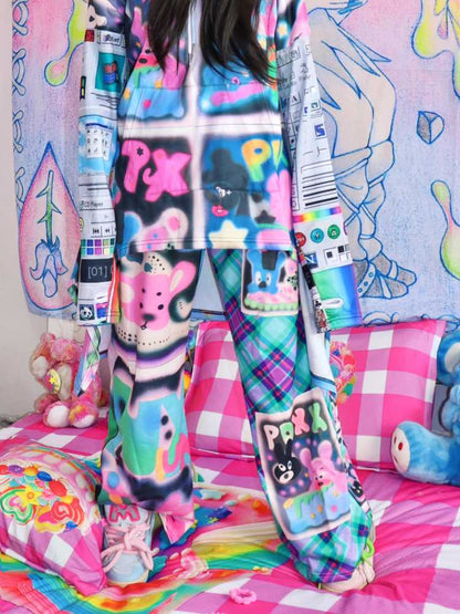 Loose flare pants【s0000010292】