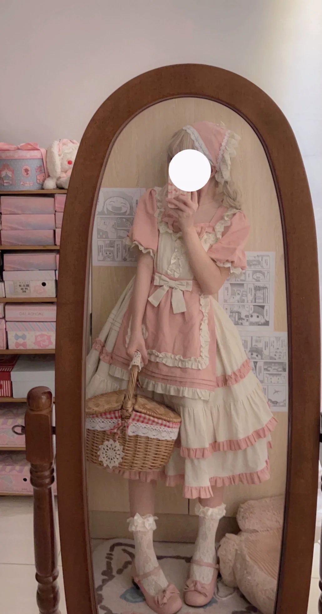 Sugar Girl - Country Lolita OP Dress Short Sleeve Summer Dress