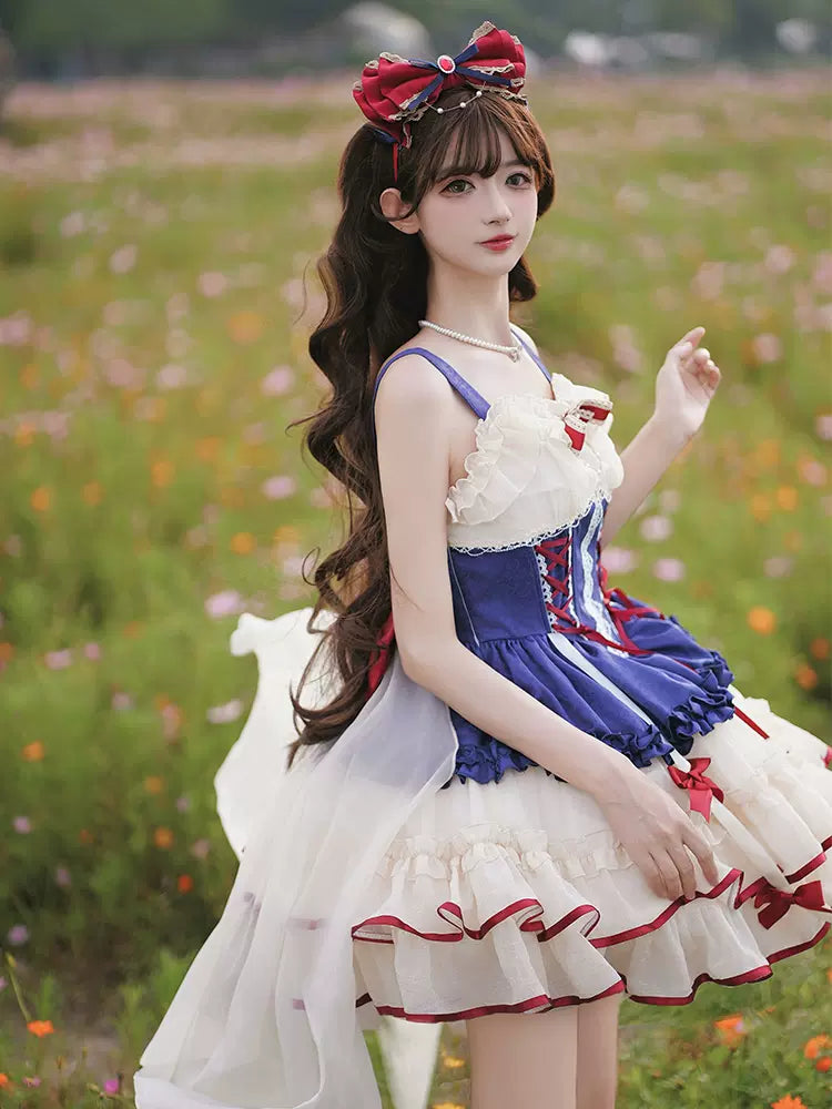 ZhiJinYuan - Time Waltz - Sweet Lolita Short Dress Ballet Style JSK
