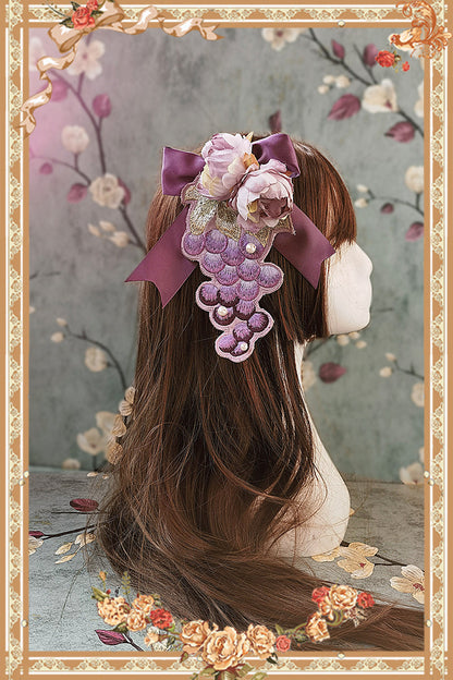 Infanta - Grape Manor - Country Lolita JSK Suit with Grape Embroidery