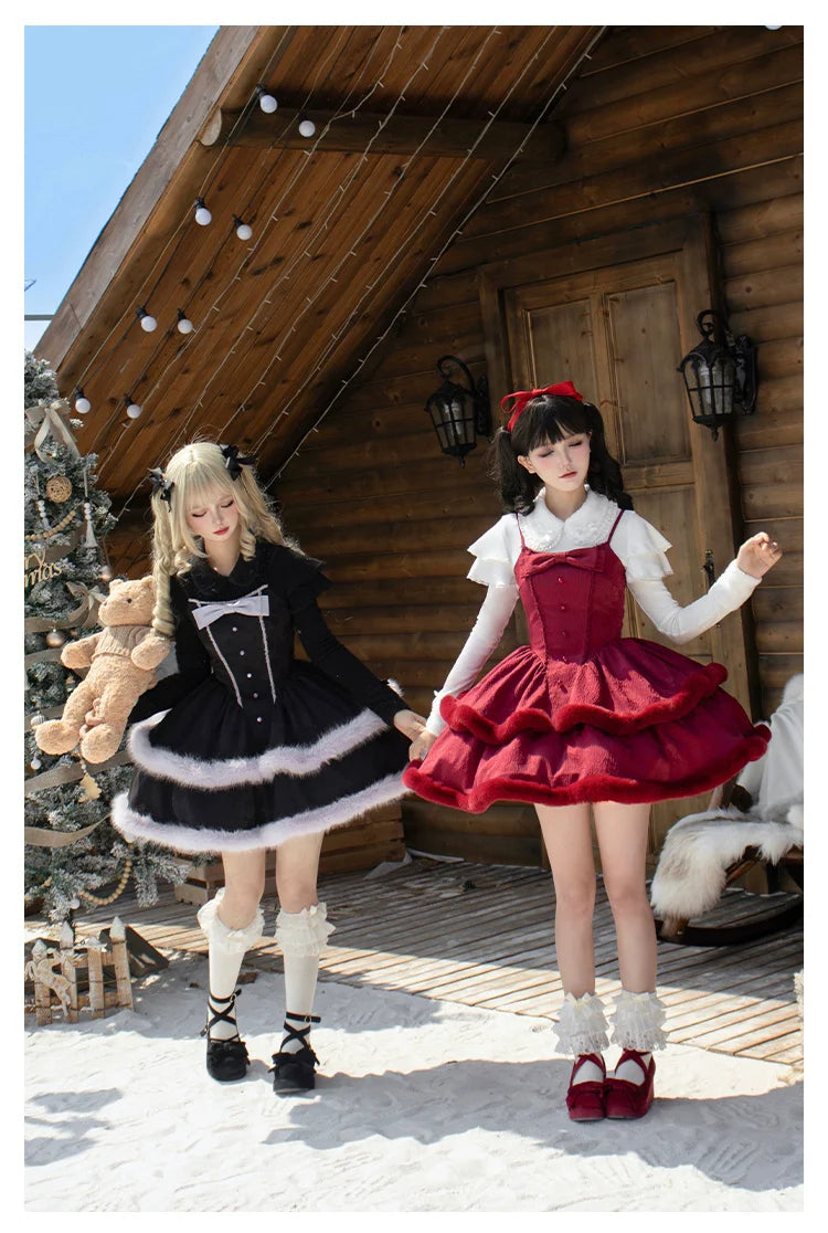 With PUJI - Sweet Lolita Innerwear Autumn and Winter Lolita Sweater