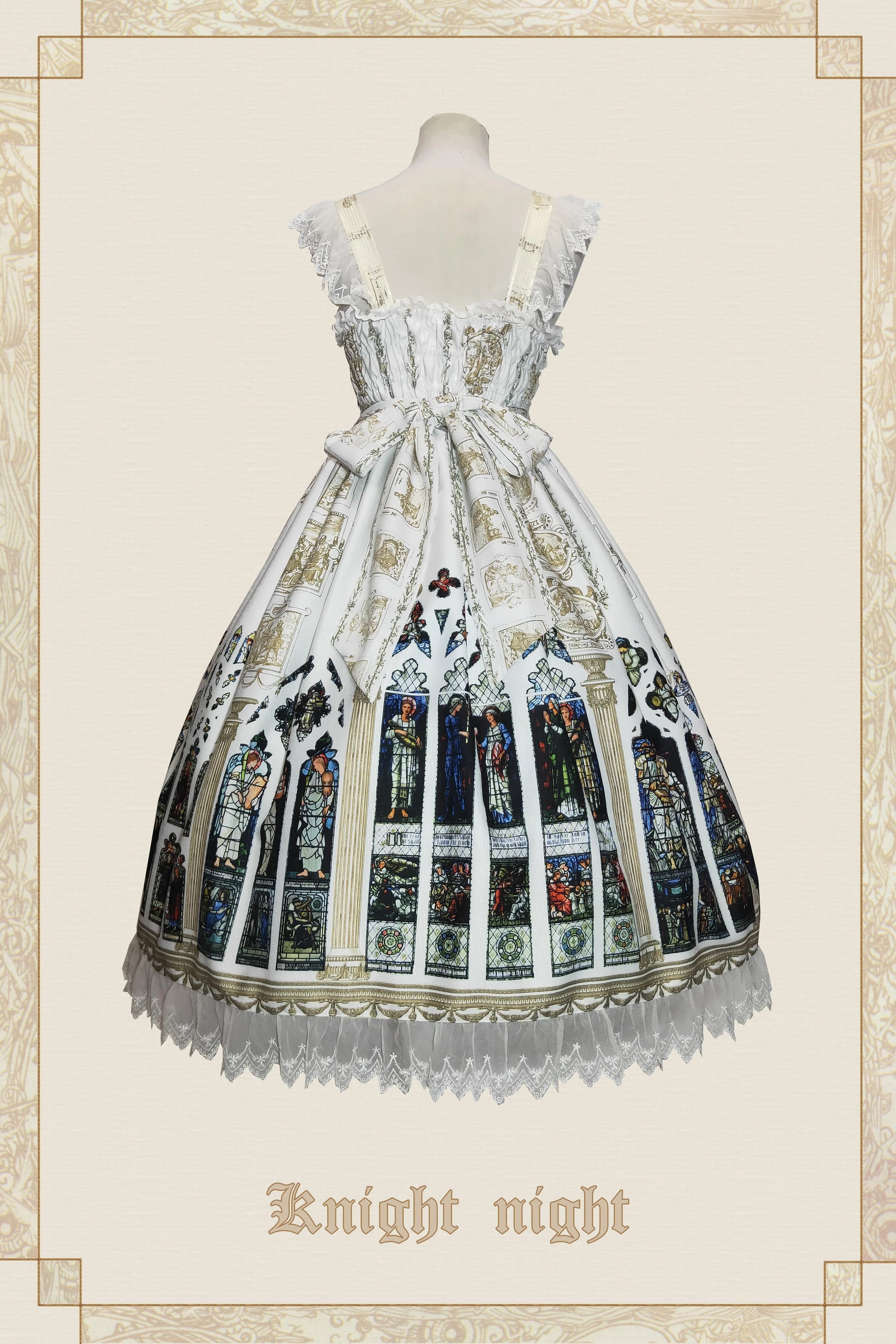 Knight night - The Saint Priest - Stained GlassﾂｷSain Lolita Jumper Dress