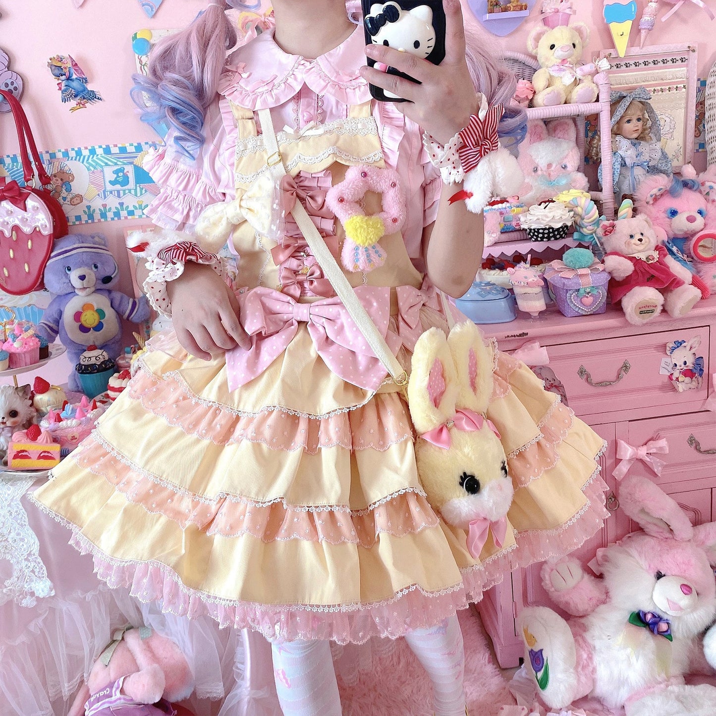 MIST - Creamy Condensed Milk - Kawaii Lolita Shirt Soft Girl Short-sleeved