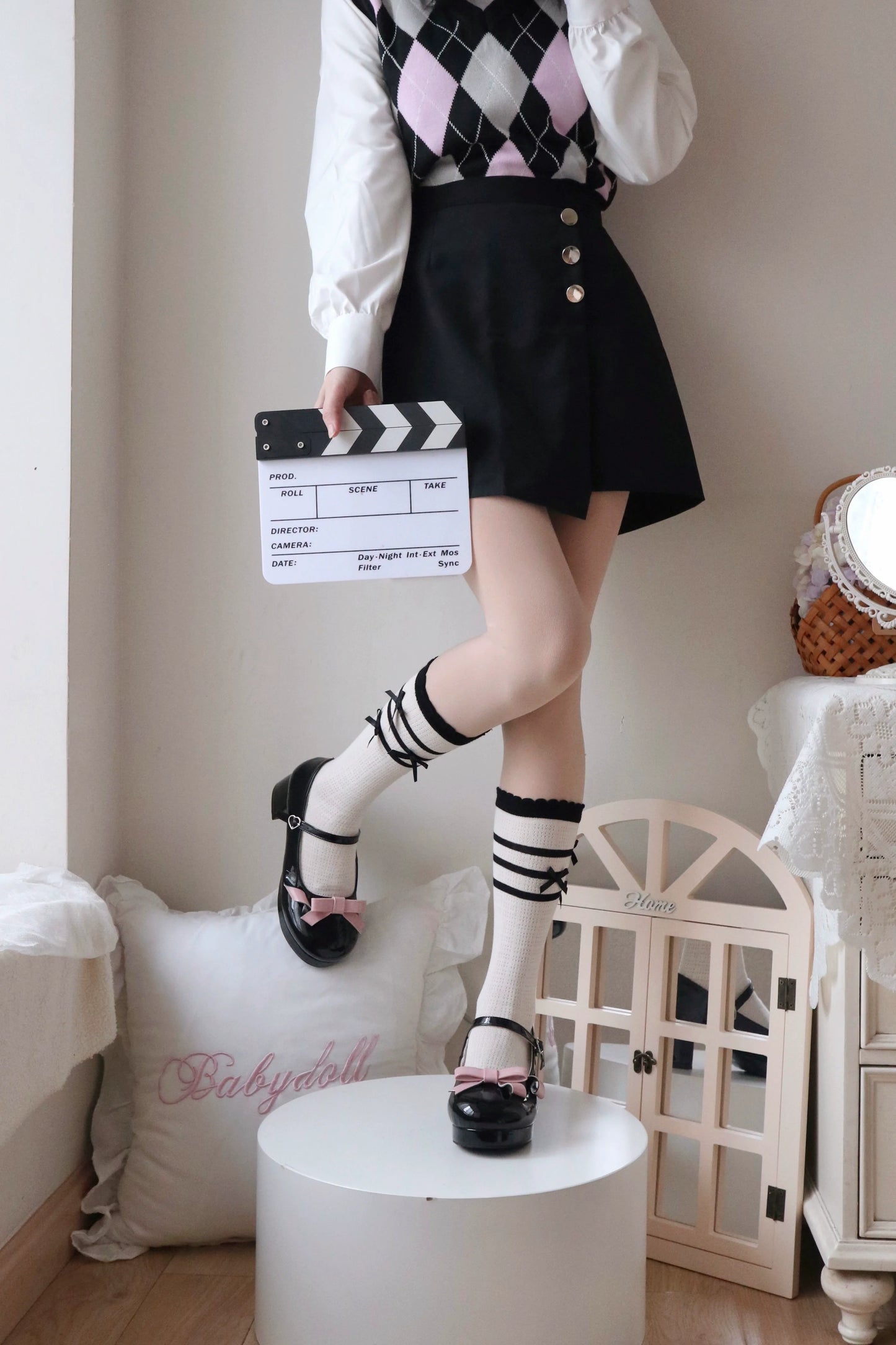 Dolly Doll - Lovers' Gift - Round Toe Middle Heel Mary Jane Lolita Shoes