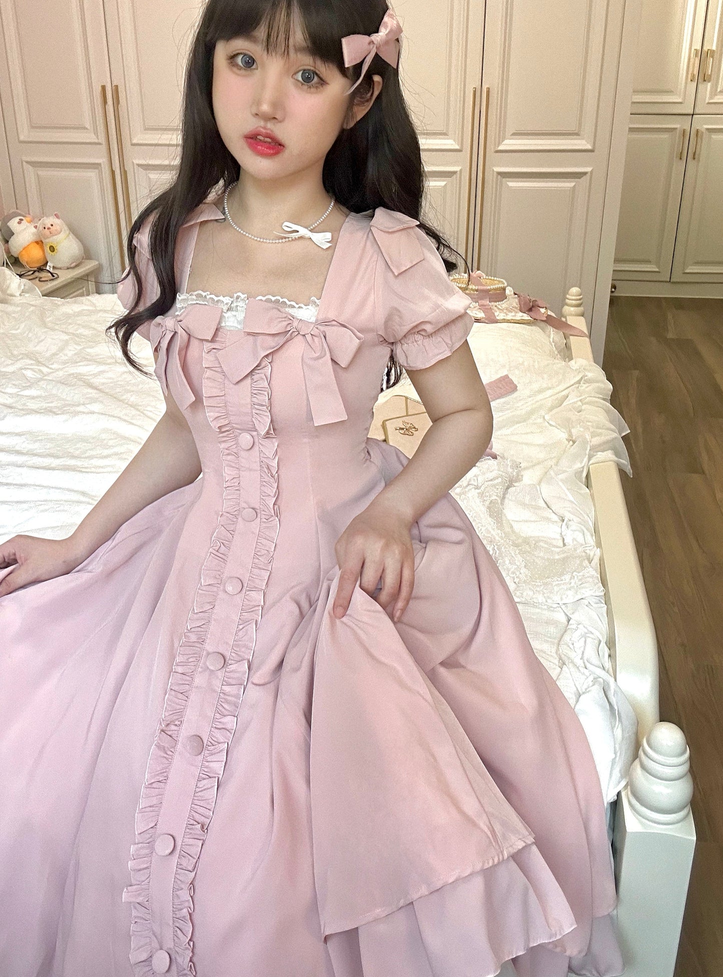 Sweet Wood - Long Vesion Elegant and Vintage Lolita OP