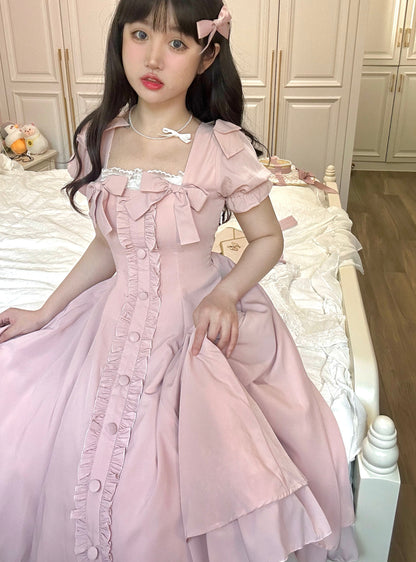 Sweet Wood - Long Vesion Elegant and Vintage Lolita OP