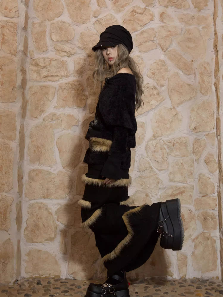 Original fur skirt【s0000005677】