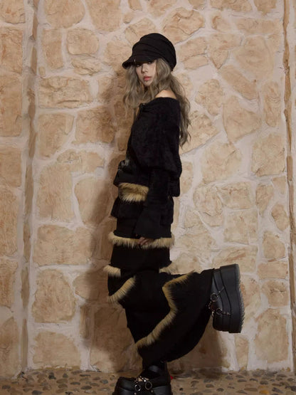 Original fur skirt【s0000005677】