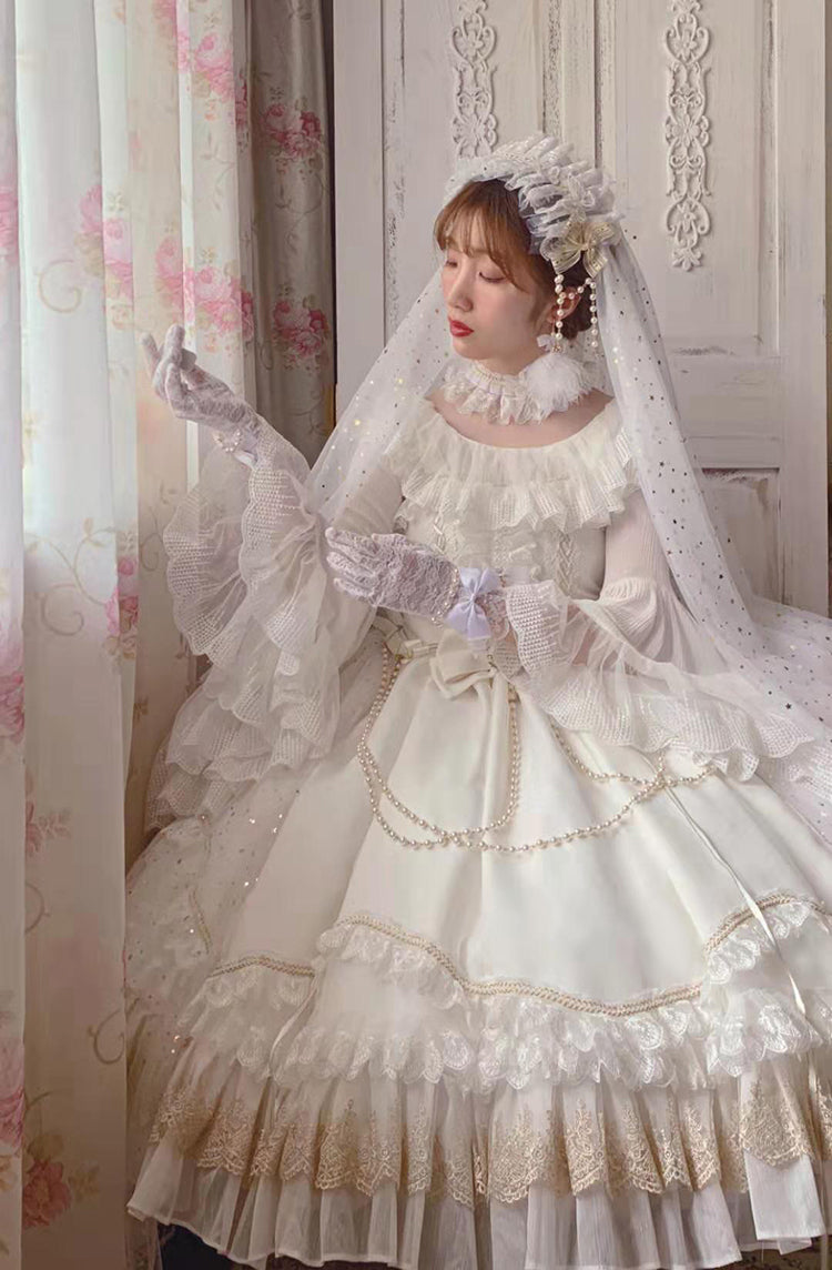 Fairy Tales - Fate Quartet Bridal Lolita Gothic JSK Dress