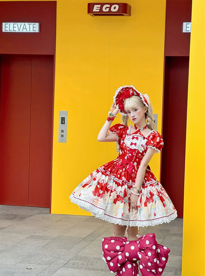 Dark Star Island - Honey Bunny Cake - Sweet Lolita JSK/OP/Strap SK/Shirt