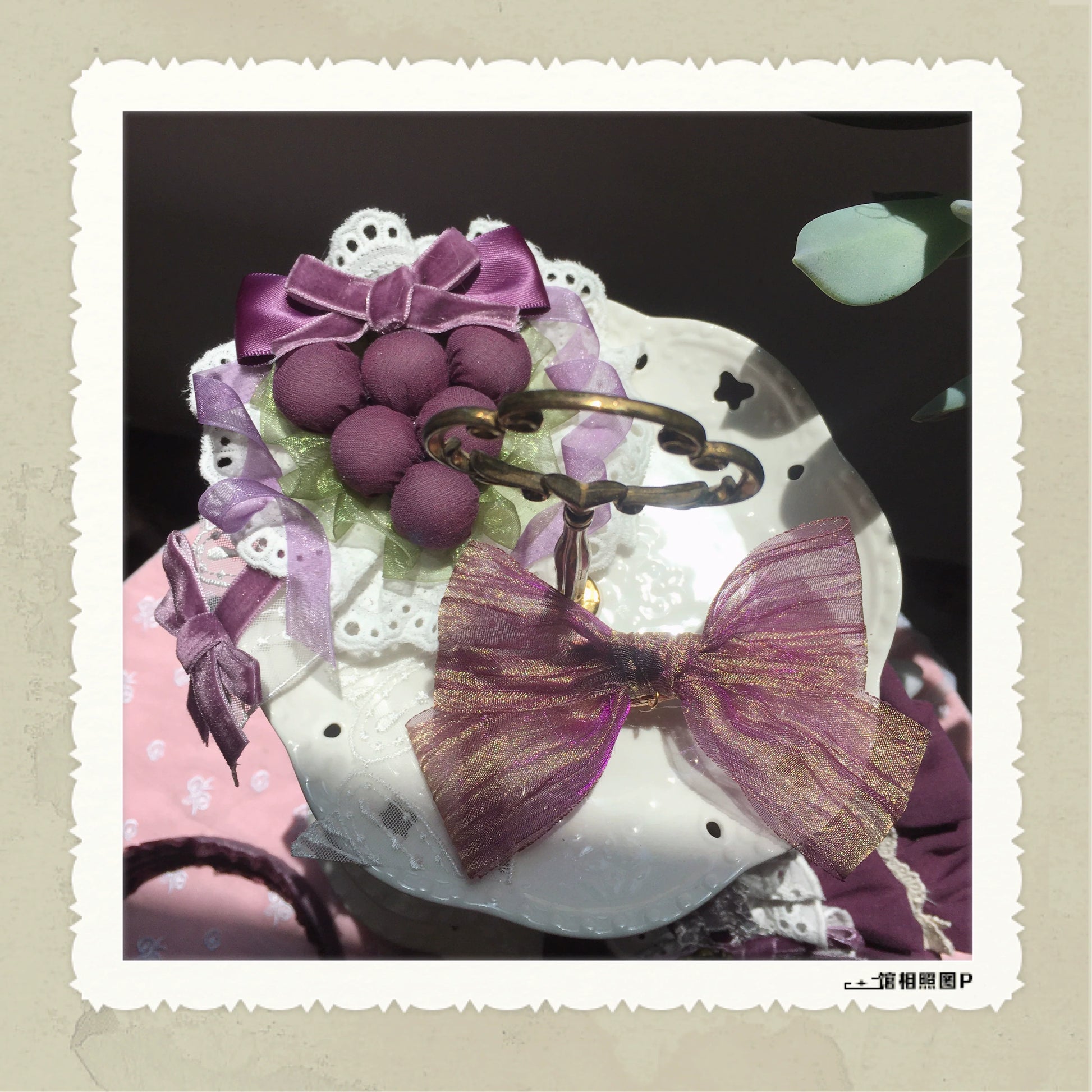 Chestnut Lolita - Louvre Vineyard Accessory Hairband Retro Lolita KC