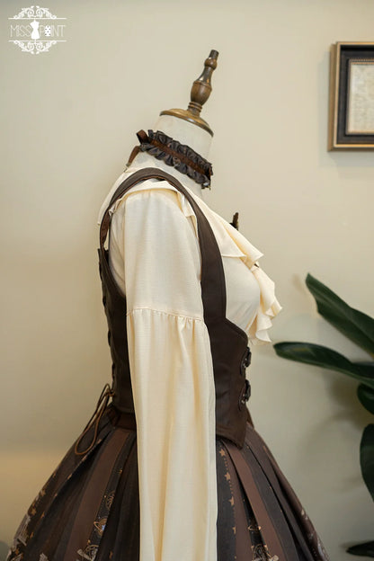 Miss Point - Demon Hunter's Diary - Gothic Lolita PU Leather Vest