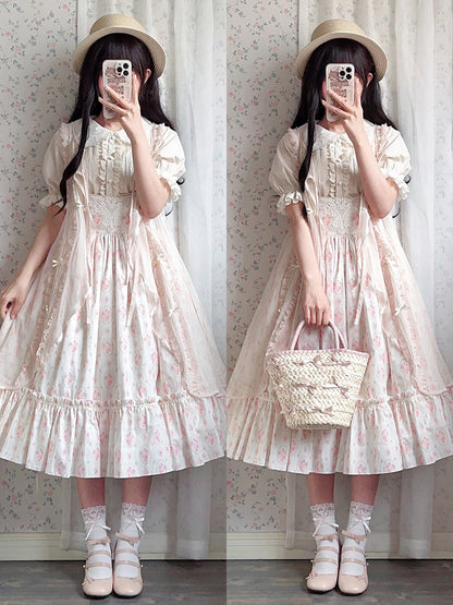 Miss Point - Happy Summer - Elegant Lolita Floral JSK Dress