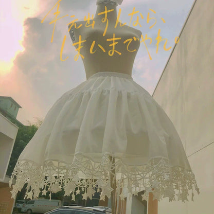 Sugar Girl - Adjustable Lolita Fishbone Violent Petticoat With Star Hem