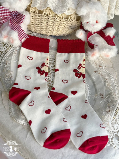 Miss Point - Forest Berry Bunny - Classic Lolita Accessory Cute Rabbit BNT KC and Brooch