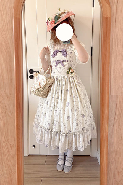 Miss Point - Customized Wood Rose 2.0 Elegant Vintage Jumper Dress