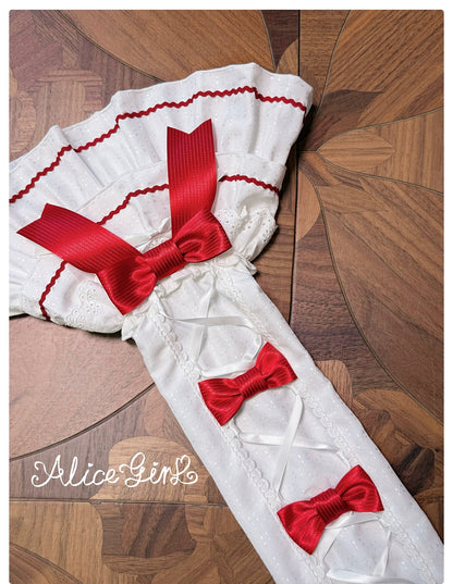 Alice Girl - Old School Polka Dots - Sweet Lolita BNT & Detachable Sleeves