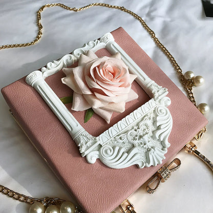 Prime Sister - Gothic Lolita Retro Bag Baroque Square Crossbody Bag