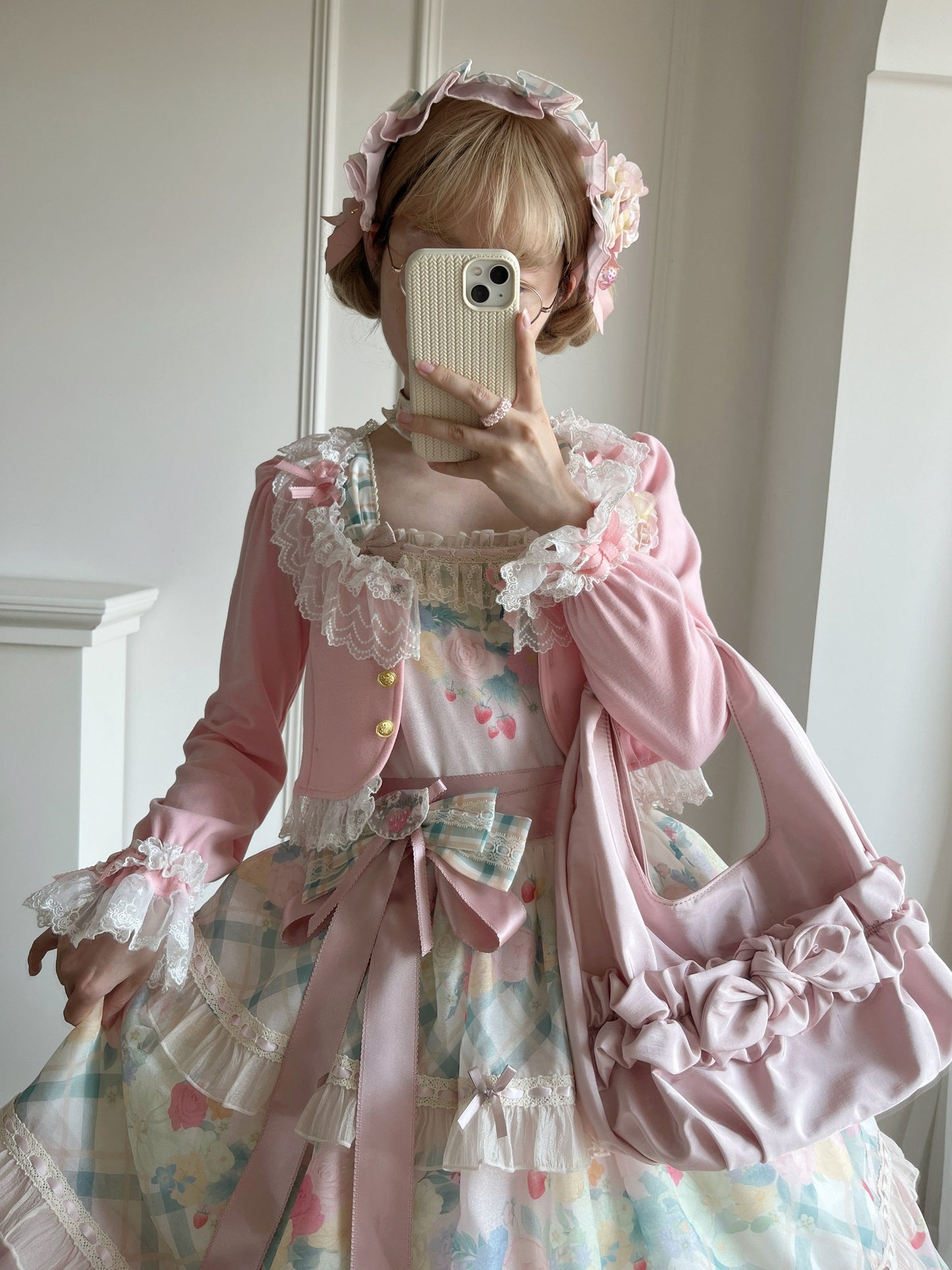 Unideer - Prelude - Elegant Lolita Bolero Jacket with Lace Ruffle Frill