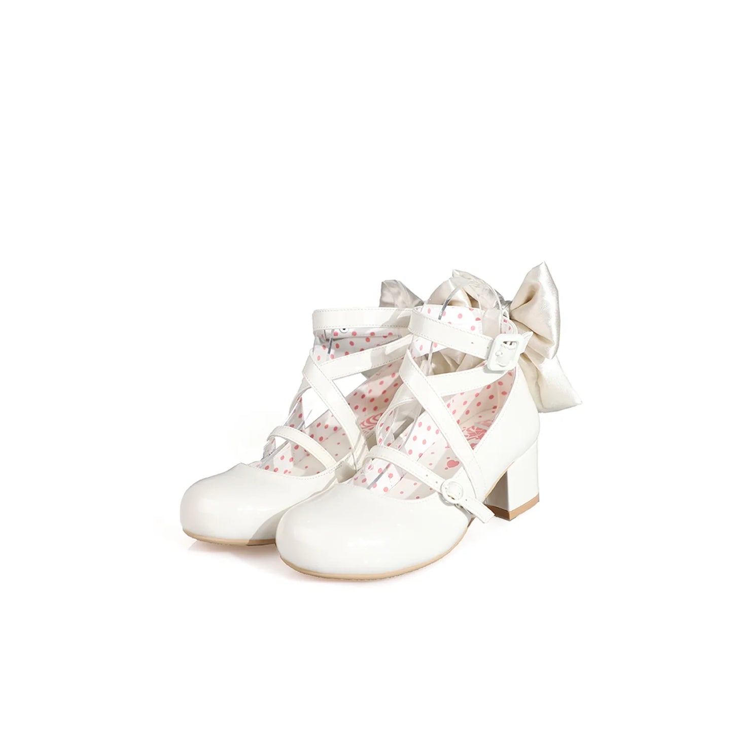 MODO - Follow in the Moonlight - Sweet Lolita Round Toe Shoes with Large Bow