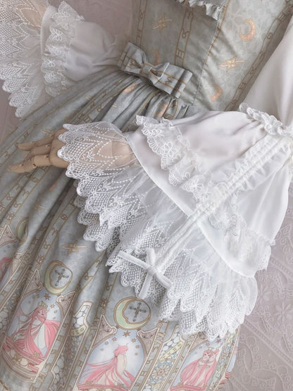 Yilia - Retro Lolita Princess Sleeve Blouse