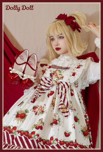 Dolly Doll - Lovers' Gift - Round Toe Middle Heel Mary Jane Lolita Shoes