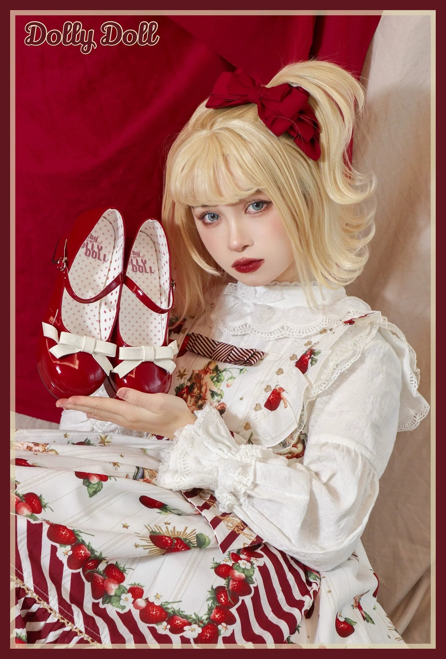 Dolly Doll - Lovers' Gift - Round Toe Middle Heel Mary Jane Lolita Shoes