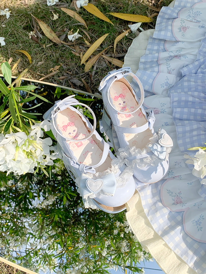 Aimee - Sakura - Sweet Lolita Heels Cute Mid-heel Mary Jane Shoes