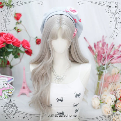 Dalao Home - Moon Sinking - Elegant Lolita Wigs Long Curly Griege Wigs