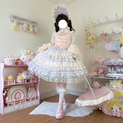 Hanguliang - Star Love Song - Wedding Sweet Lolita JSK Suit Doll-like Dress