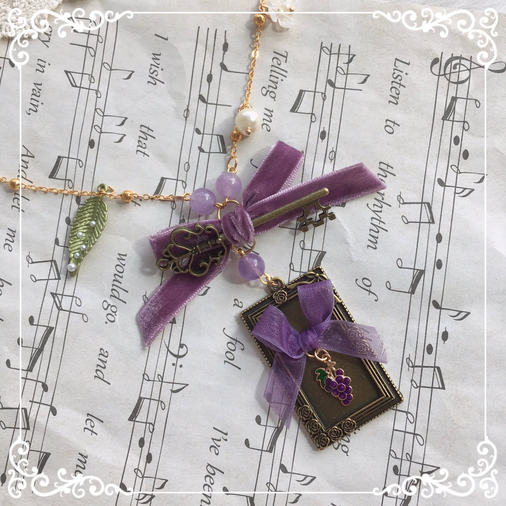 Chestnut Lolita - Louvre Vineyard Accessory Hairband Retro Lolita KC