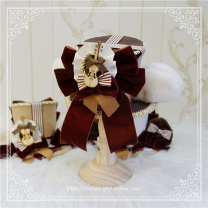 Fox cherry-Super Cute Lolita Bear Ears Top Hat Multicolors