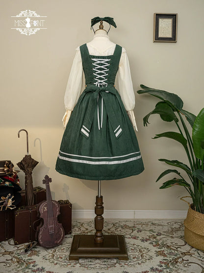 Miss Point - Customized Lolita Jumper Dress - Elegant College Lolita JSK