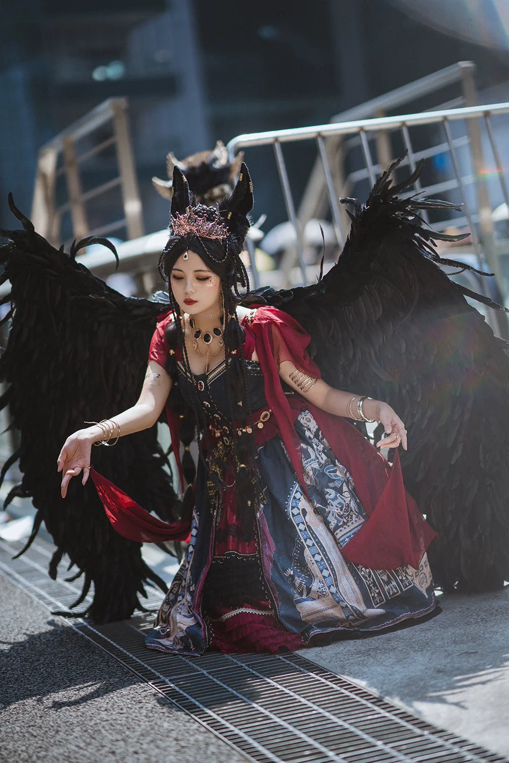 Miss Point - Dusk Best - Egyptian Lolita Dress Set Gorgeous JSK